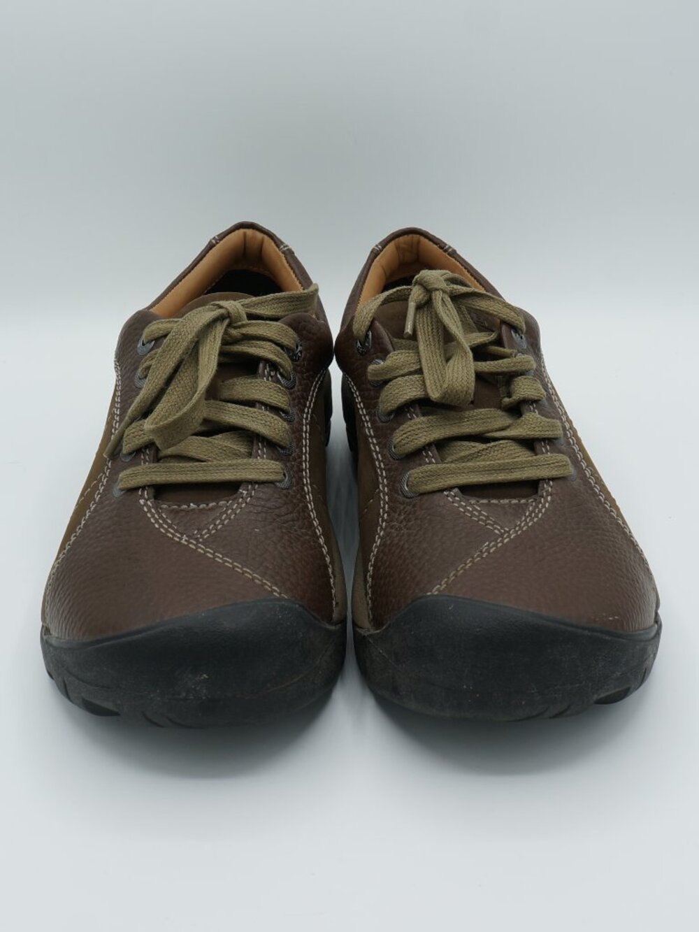 KEEN Presidio Women's Size 8 Brown Leather Lace Up Oxford Walking Shoes - Picture 6 of 10